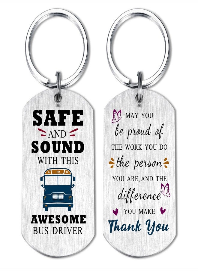 Alotozo Bus Driver Christmas Gifts - School Bus Driver Appreciation Keychain - End of Year Thank You Gift from Students Kids Parents - Image 1
